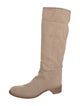 Prada Canvas Riding Boots