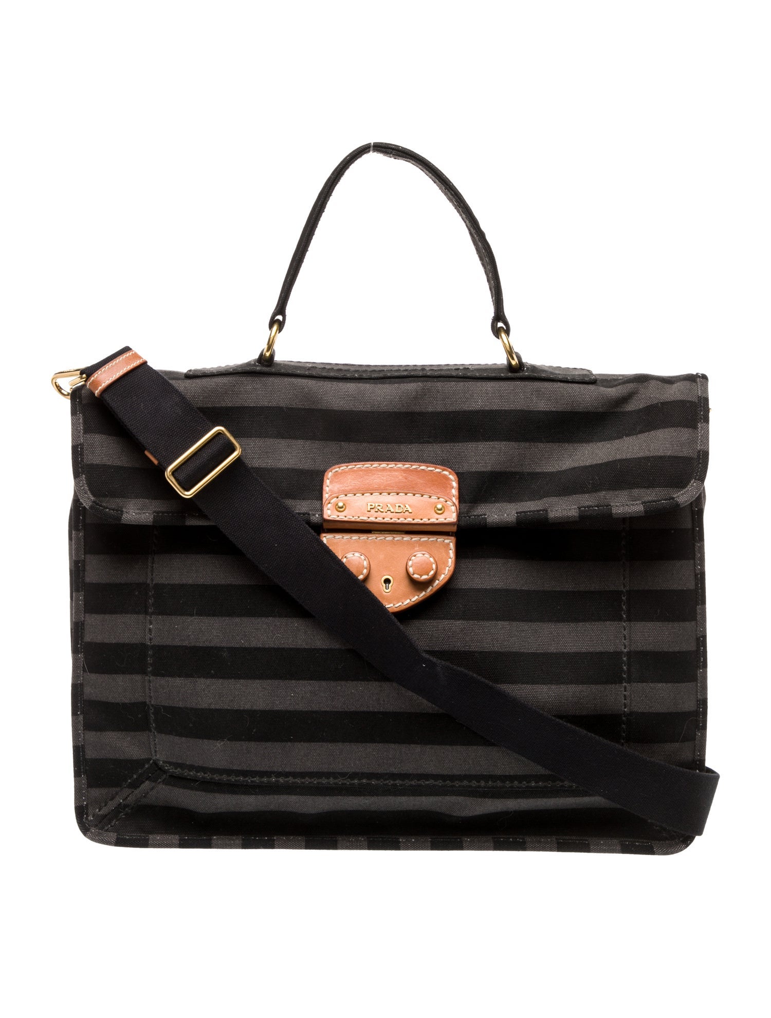 Prada Canvas Canapa Righe Vintage