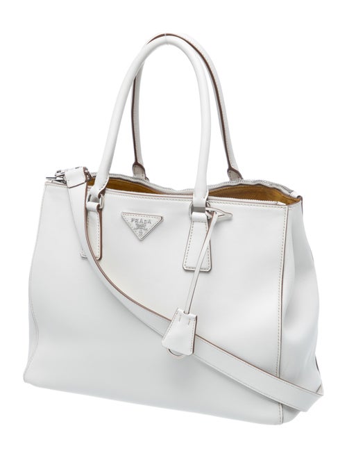 Prada City Calf Leather Galleria Tote Medium