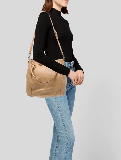 Prada Vitello Daino Leather Shoulder Bag