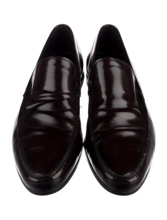Prada Leather Dress Loafers
