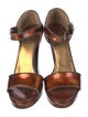 Prada Patent Leather Printed Sandals