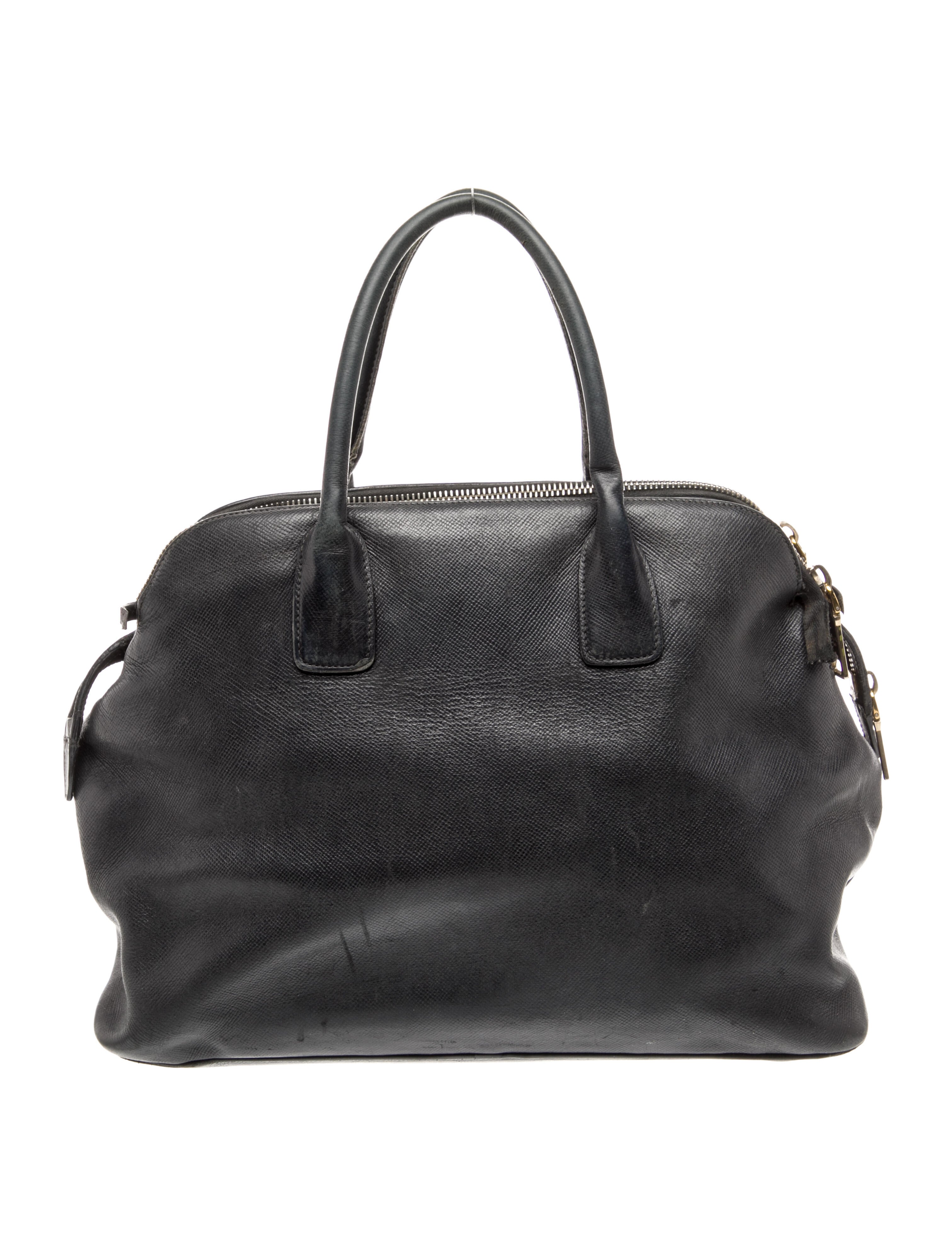 Prada Saffiano Leather Top Handle Bag