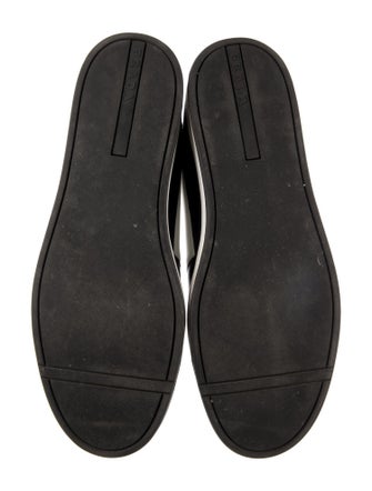 Prada Leather Colorblock Pattern Sneakers