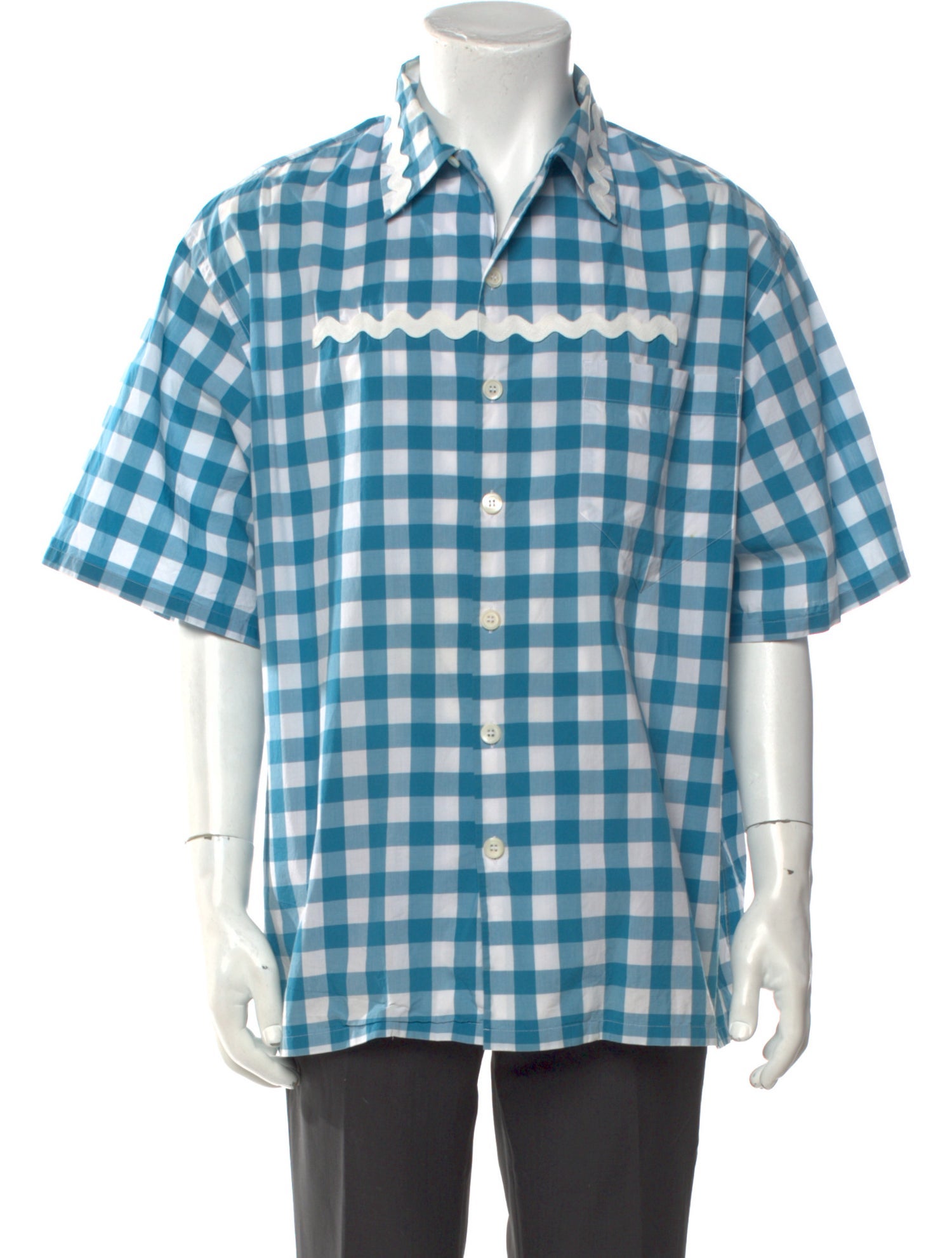 Prada 2023 Plaid Print Shirt