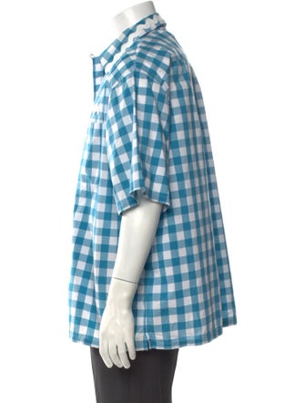 Prada 2023 Plaid Print Shirt