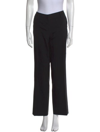 Prada Virgin Wool Wide Leg Pants