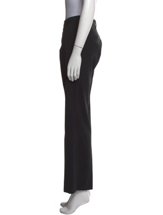Prada Virgin Wool Wide Leg Pants
