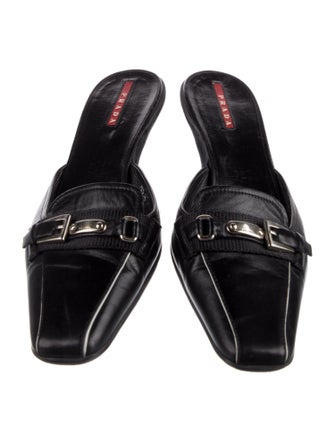Prada Leather Mules
