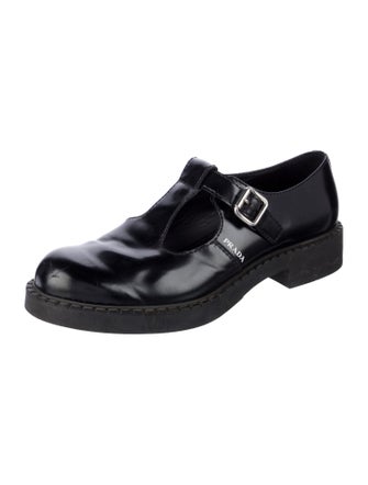 Prada Leather Monk Straps