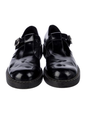 Prada Leather Monk Straps