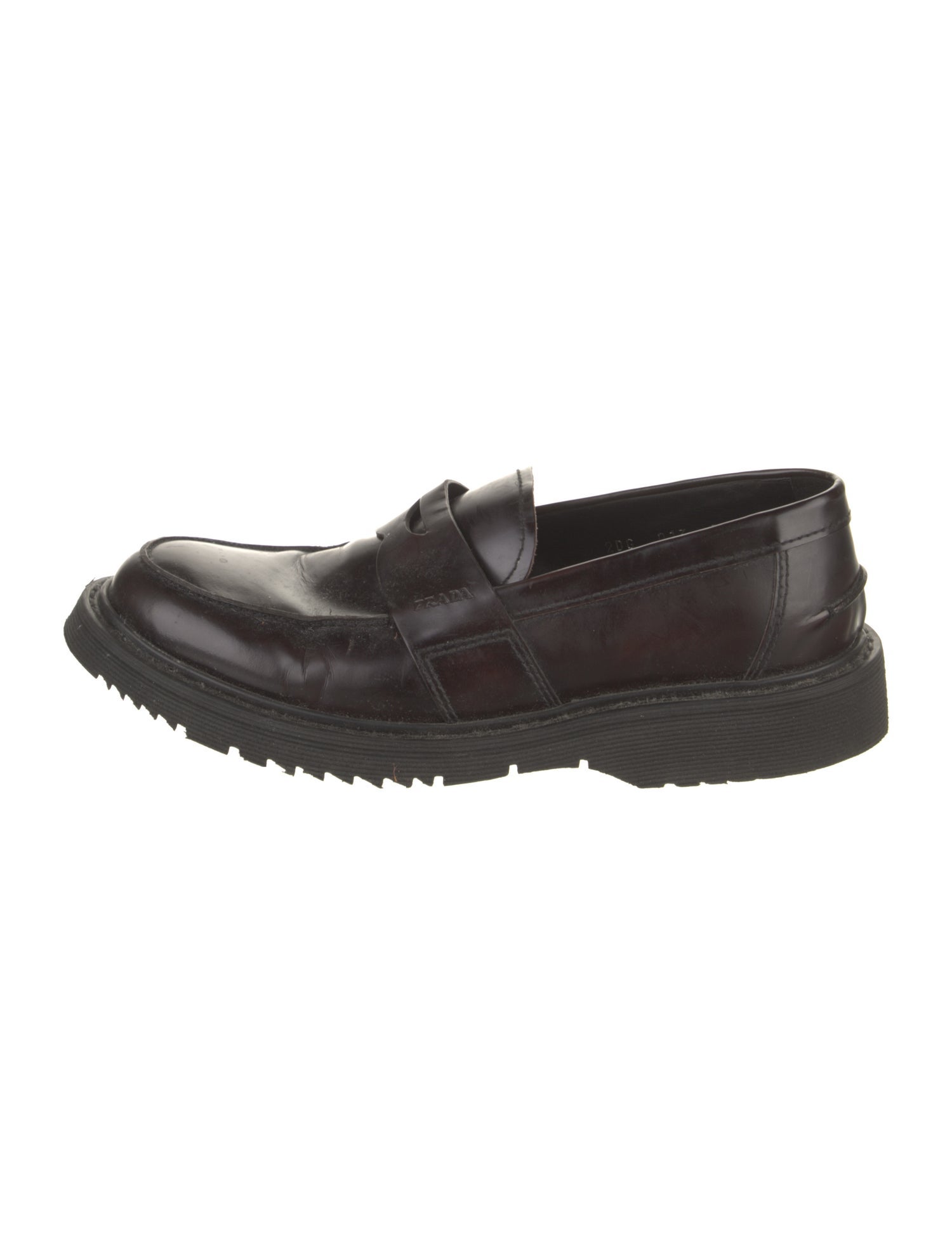 Prada Leather Dress Loafers
