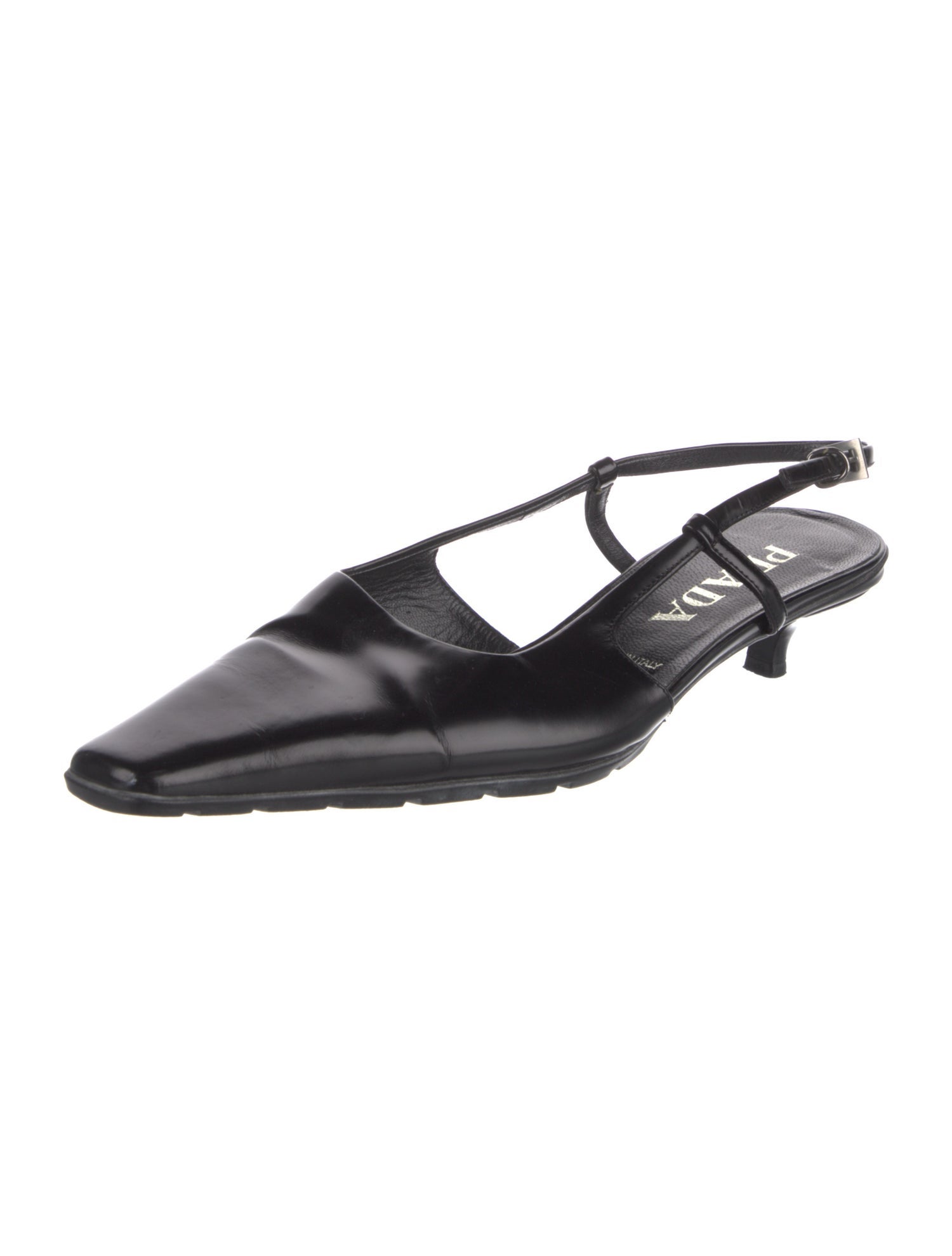 Prada Leather Slingback Pumps