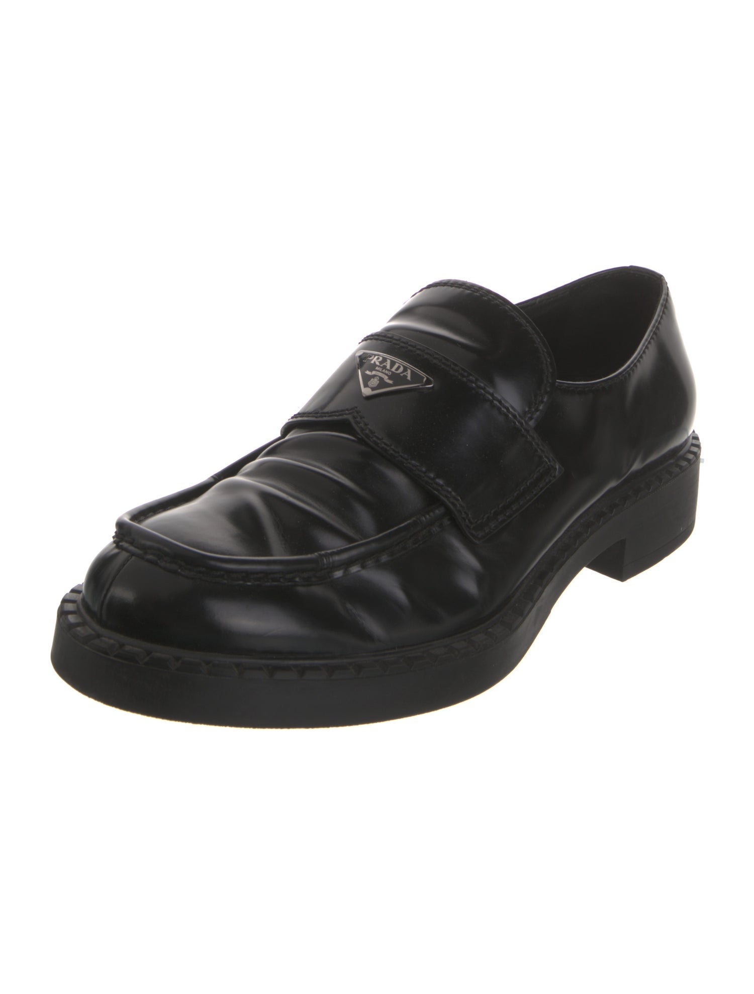 Prada Patent Leather Dress Loafers