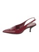 Prada Leather Slingback Pumps