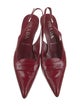 Prada Leather Slingback Pumps