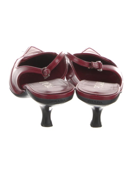 Prada Leather Slingback Pumps