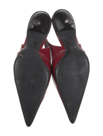 Prada Leather Slingback Pumps