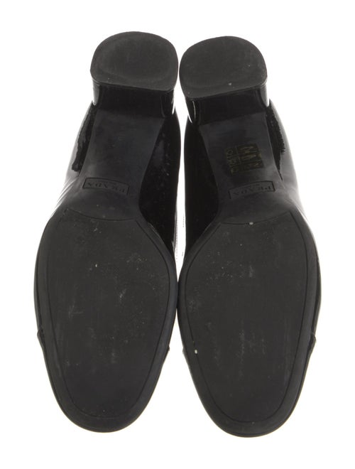 Prada Patent Leather Bow Accents Pumps