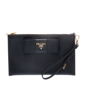 Prada Saffiano Leather Clutch
