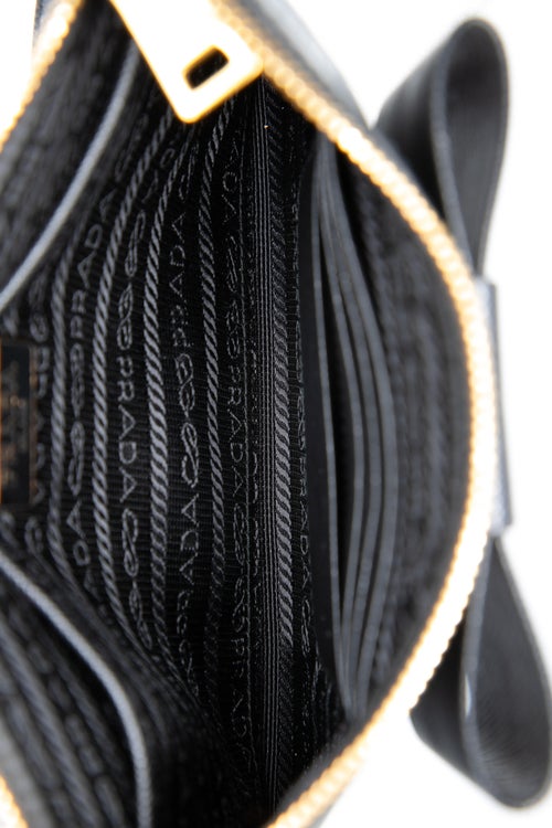 Prada Saffiano Leather Clutch