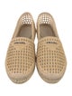 Prada Raffia Mesh Accents Espadrilles