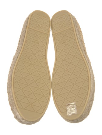 Prada Raffia Mesh Accents Espadrilles
