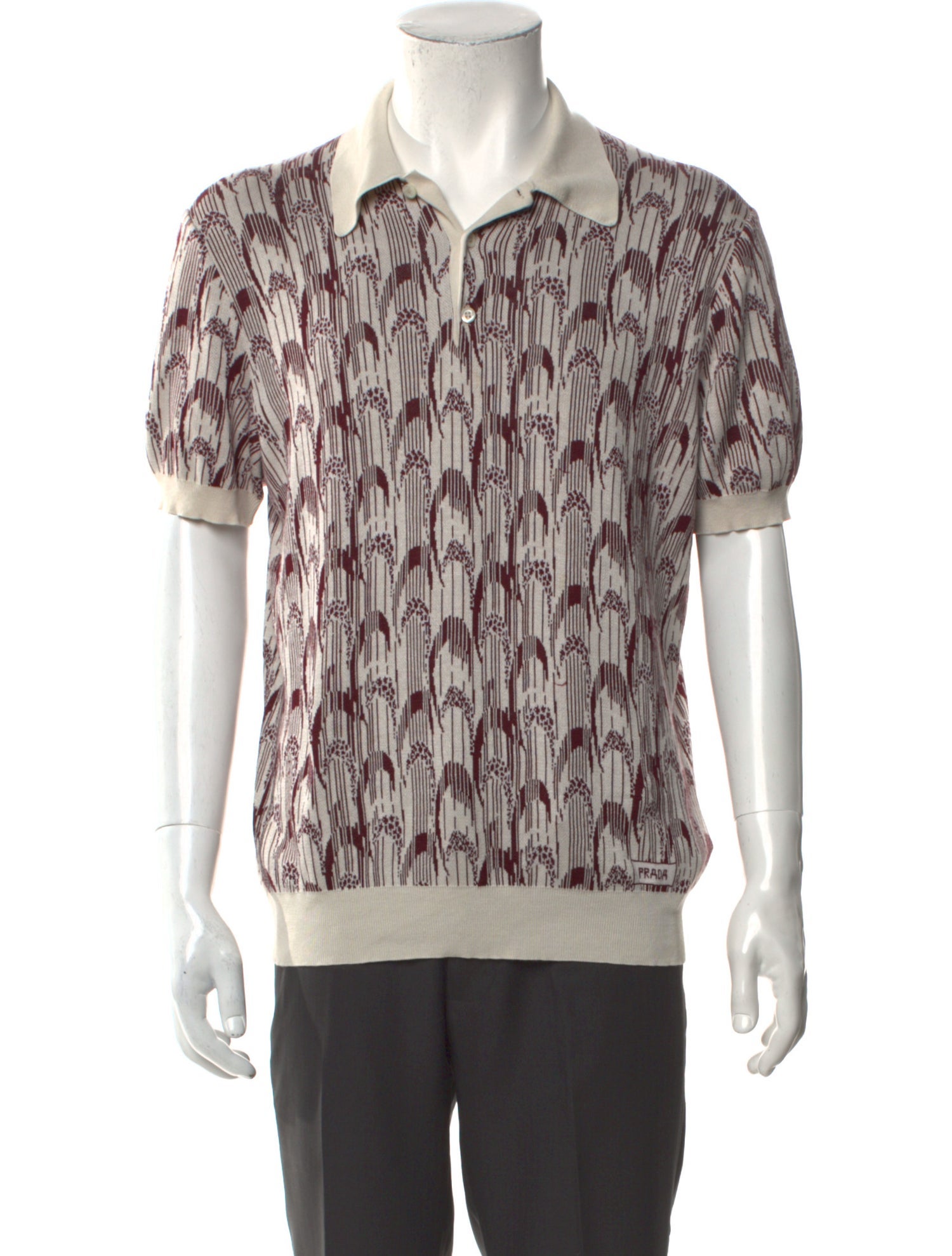 Prada 2021 Signature Logo Polo Shirt