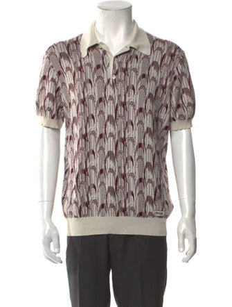 Prada 2021 Signature Logo Polo Shirt
