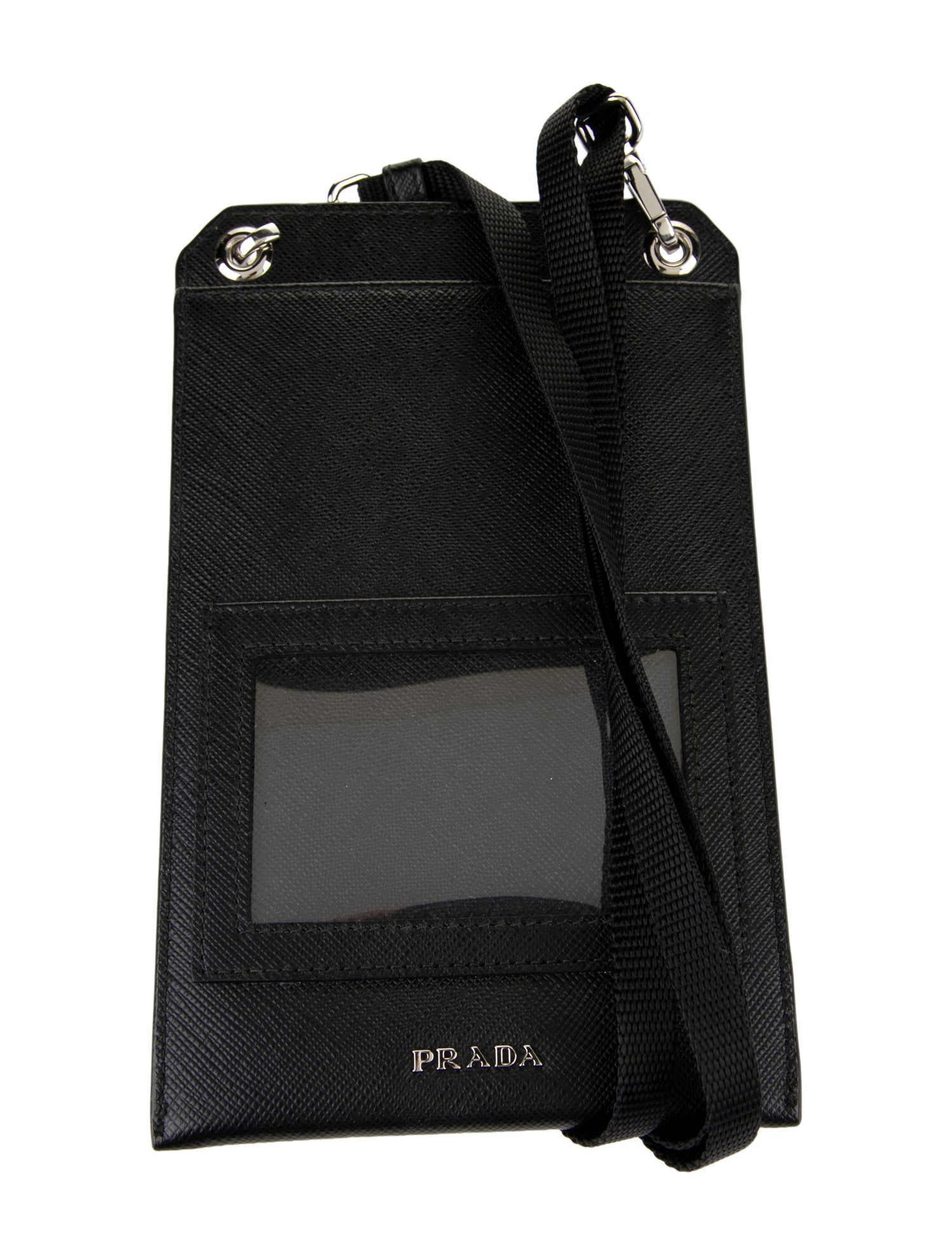 Prada Saffiano Patch Phone Bag