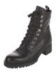 Prada Leather Combat Boots
