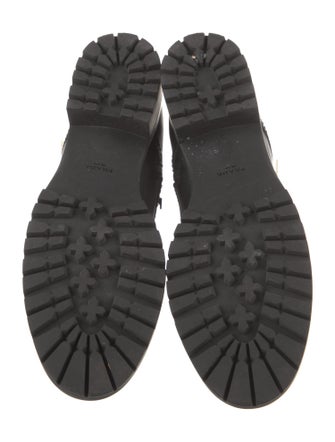 Prada Leather Combat Boots