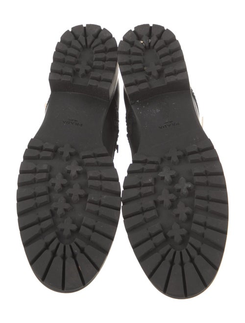 Prada Leather Combat Boots