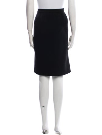 Prada Virgin Wool Knee-Length Skirt