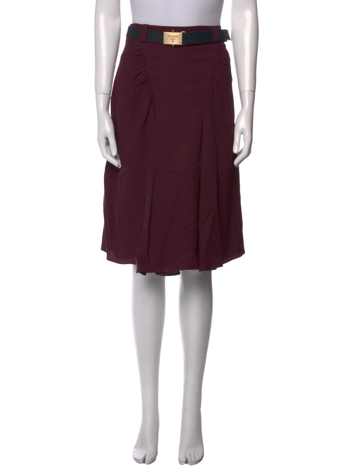 Prada Late 2000's - Early 2010's Knee-Length Skirt