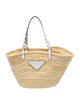 Prada Straw Bucket Bag