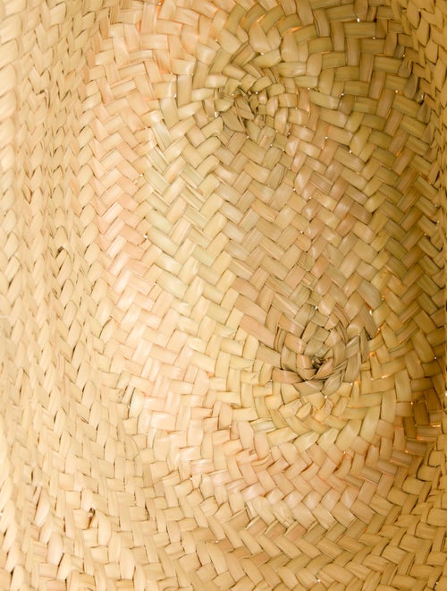 Prada Straw Bucket Bag