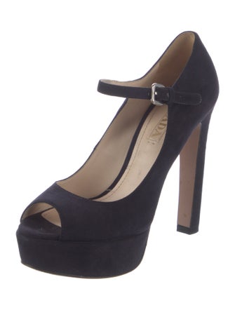 Prada Suede Pumps