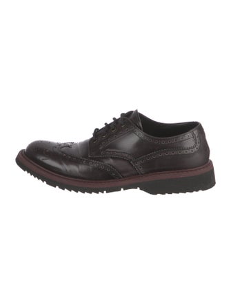 Prada Leather Derby Shoes
