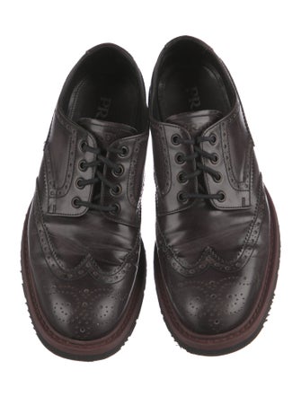 Prada Leather Derby Shoes