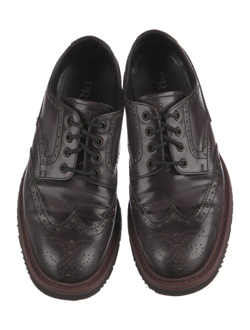 Prada Leather Derby Shoes