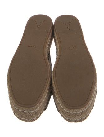 Prada Leather Espadrilles