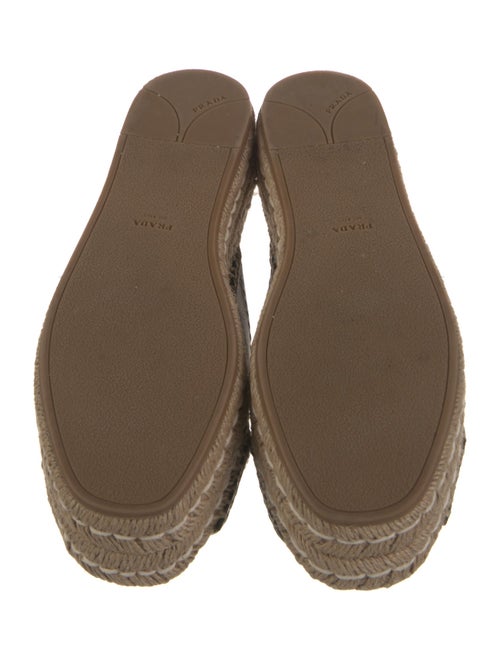 Prada Leather Espadrilles