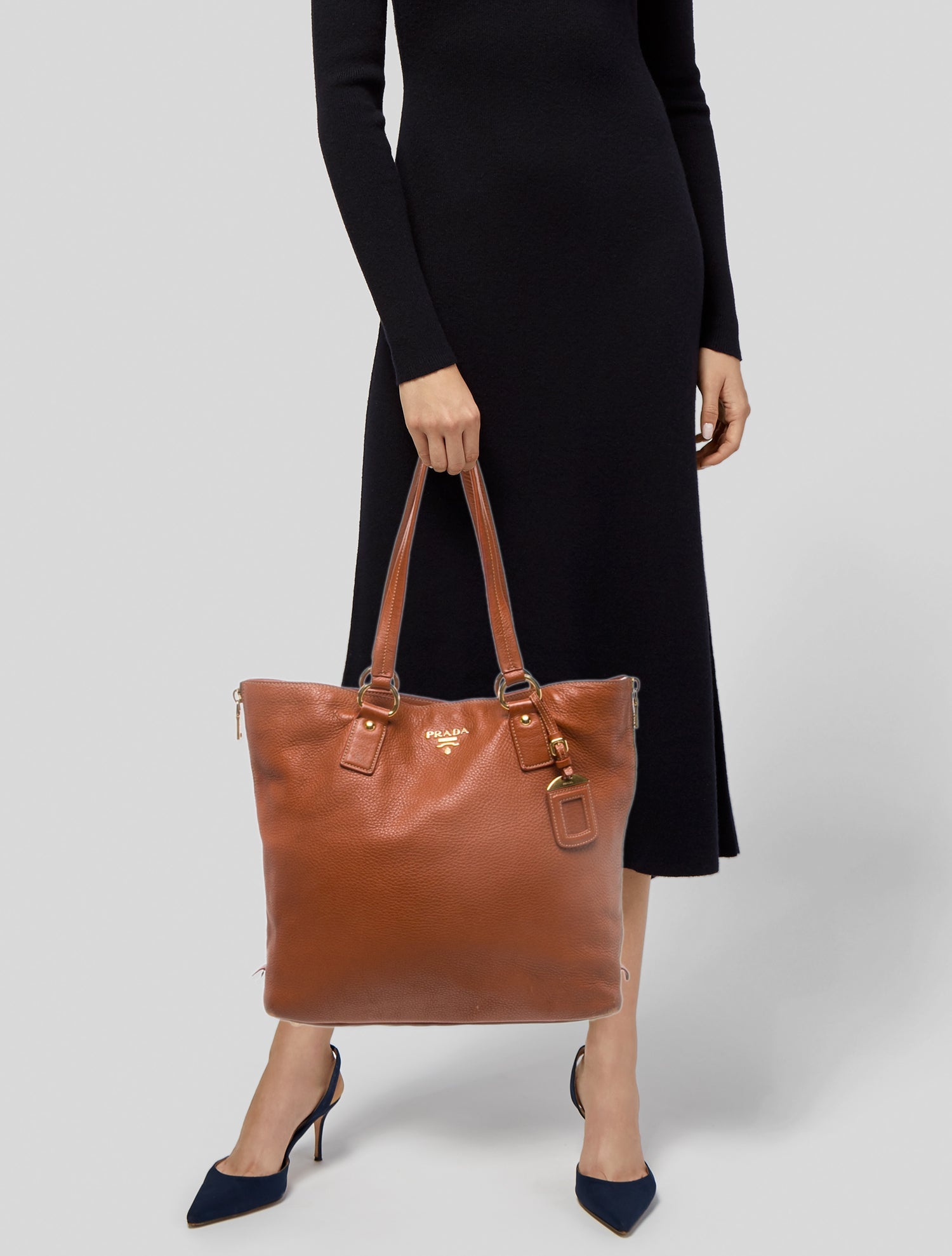 Prada Vitello Daino Leather Tote