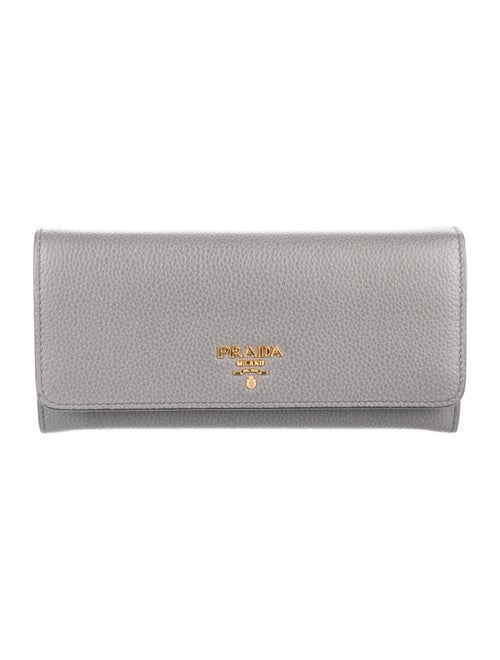 Prada Vitello Daino Leather Continental Wallet