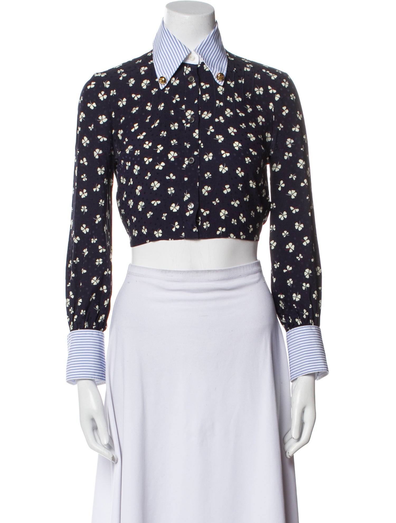 Prada 2024 Silk Crop Top