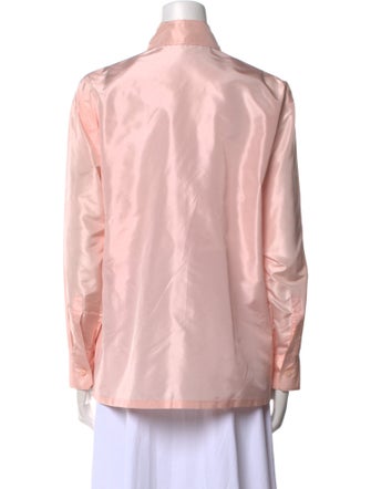 Prada 2021 Silk Button-Up Top