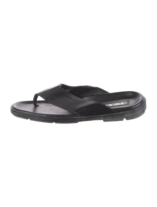 Prada Leather Flip Flops