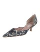 Prada Floral Print D'Orsay Pumps