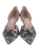 Prada Floral Print D'Orsay Pumps